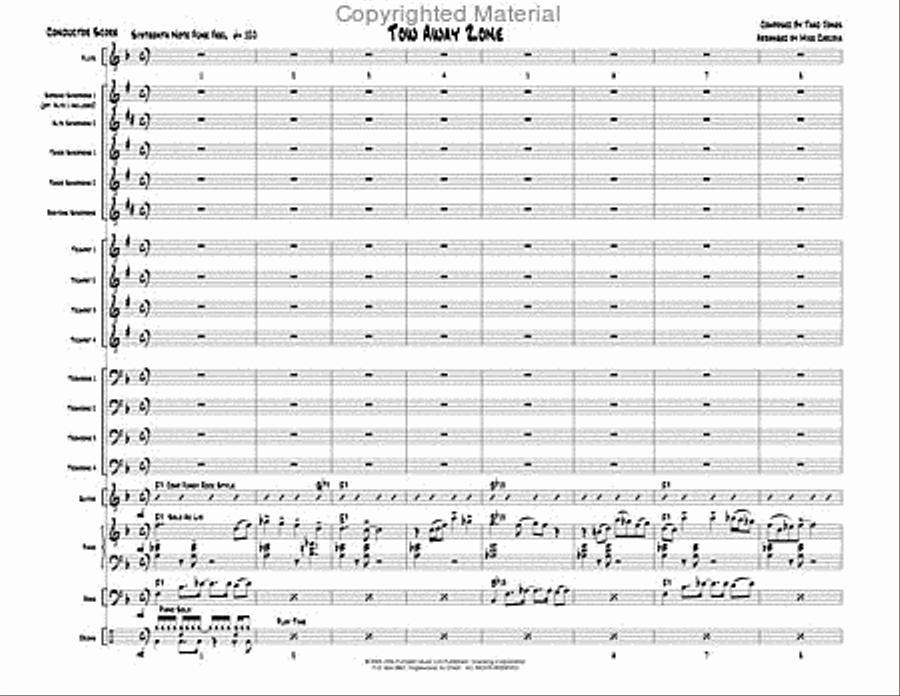 Tow Away Zone Tow Away Zone Jazz Ensemble scores gallery preview page 3