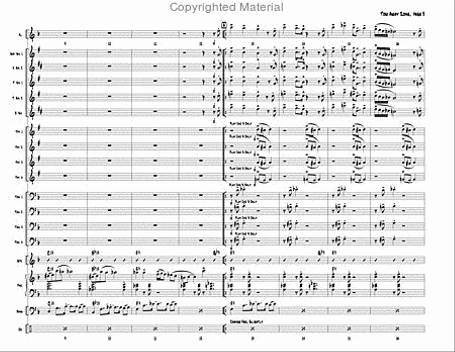 Tow Away Zone Tow Away Zone Jazz Ensemble scores gallery preview page 4