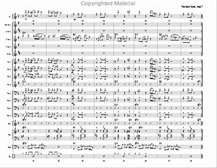 Tow Away Zone Tow Away Zone Jazz Ensemble scores gallery preview page 8