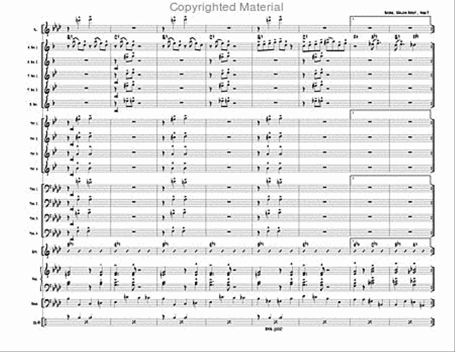 Walkin' About Walkin' About Jazz Ensemble scores gallery preview page 11