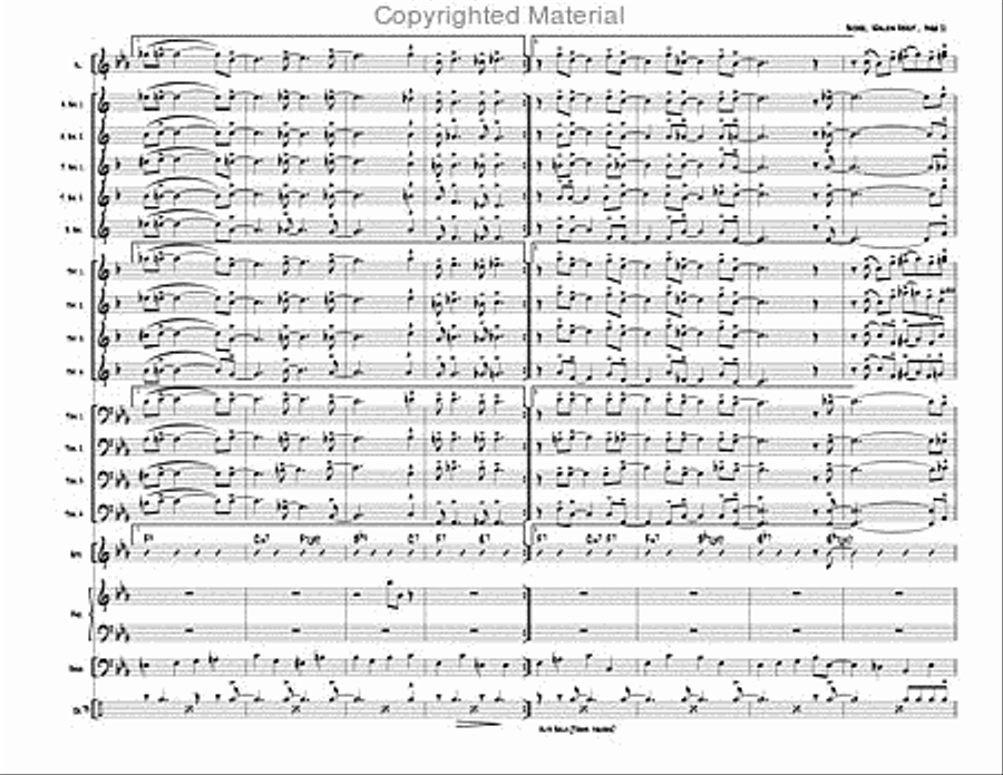 Walkin' About Walkin' About Jazz Ensemble scores gallery preview page 13