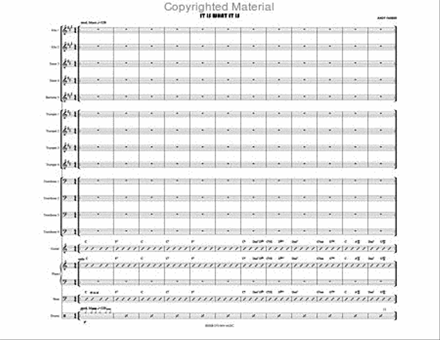 It Is What It Is It Is What It Is Jazz Ensemble scores gallery preview page 2