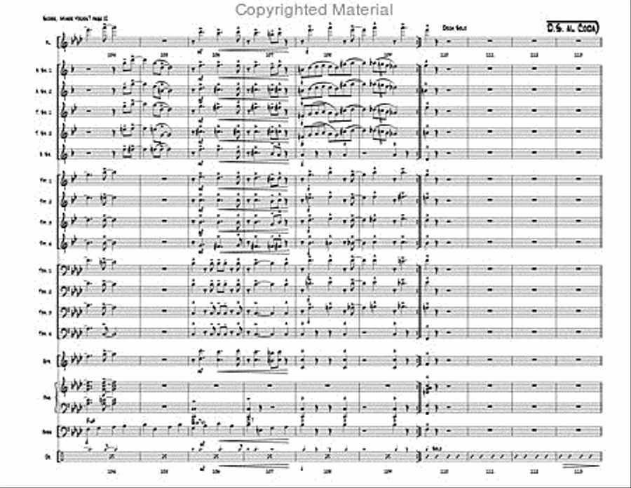 Minor Yours? Minor Yours? Jazz Ensemble scores gallery preview page 14