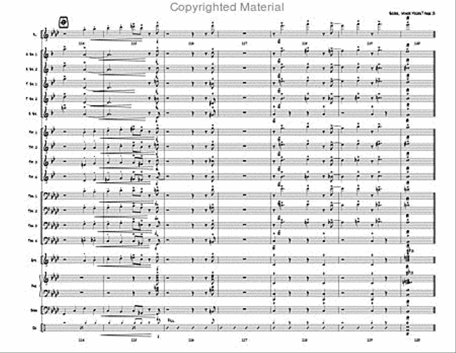 Minor Yours? Minor Yours? Jazz Ensemble scores gallery preview page 15