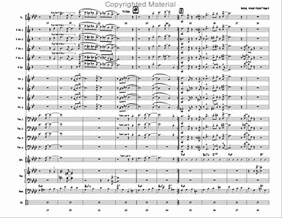 Minor Yours? Minor Yours? Jazz Ensemble scores gallery preview page 5