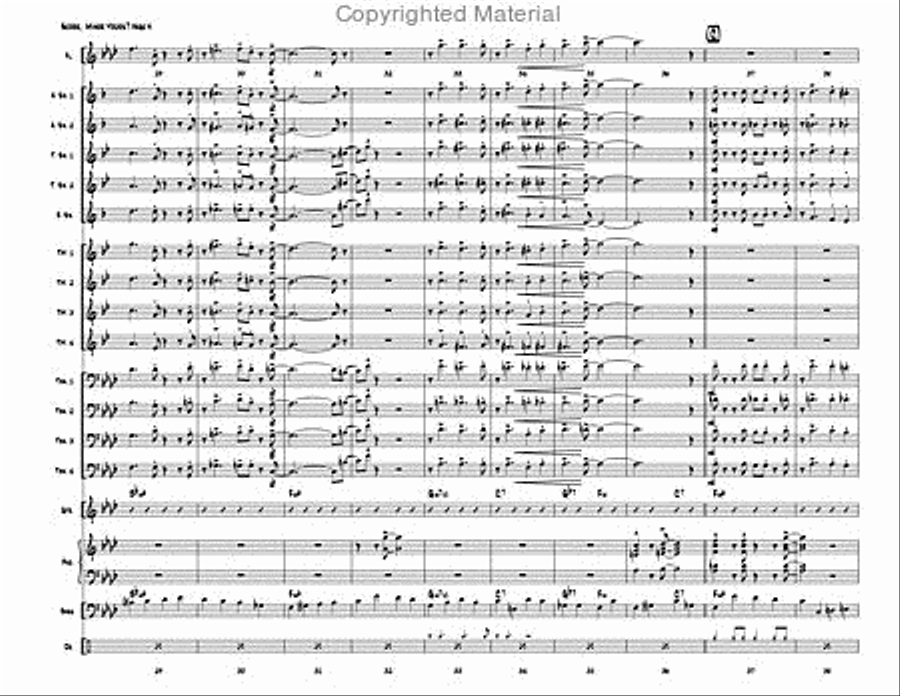 Minor Yours? Minor Yours? Jazz Ensemble scores gallery preview page 6