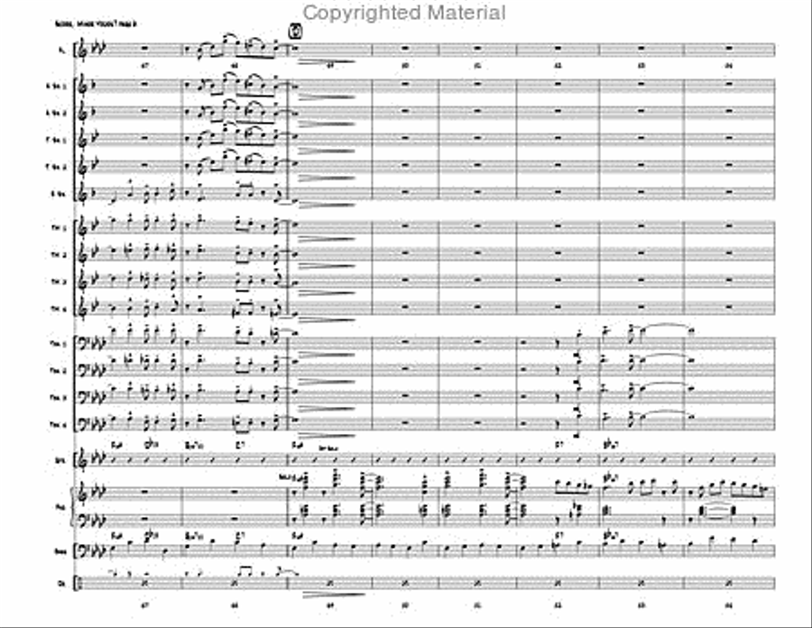 Minor Yours? Minor Yours? Jazz Ensemble scores gallery preview page 8