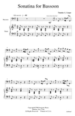 Sonatina for Bassoon