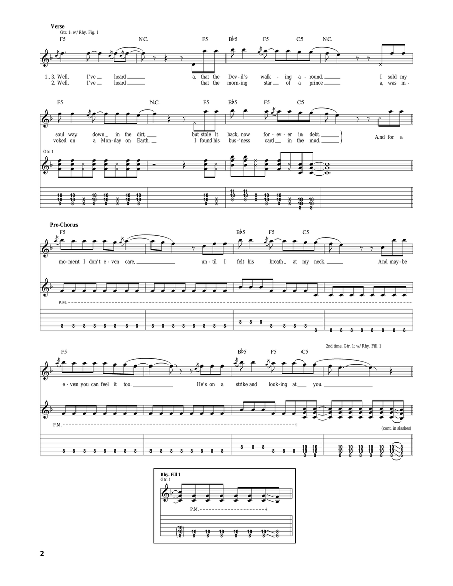 Heaven Nor Hell Heaven Nor Hell Acoustic Guitar scores gallery preview page 2