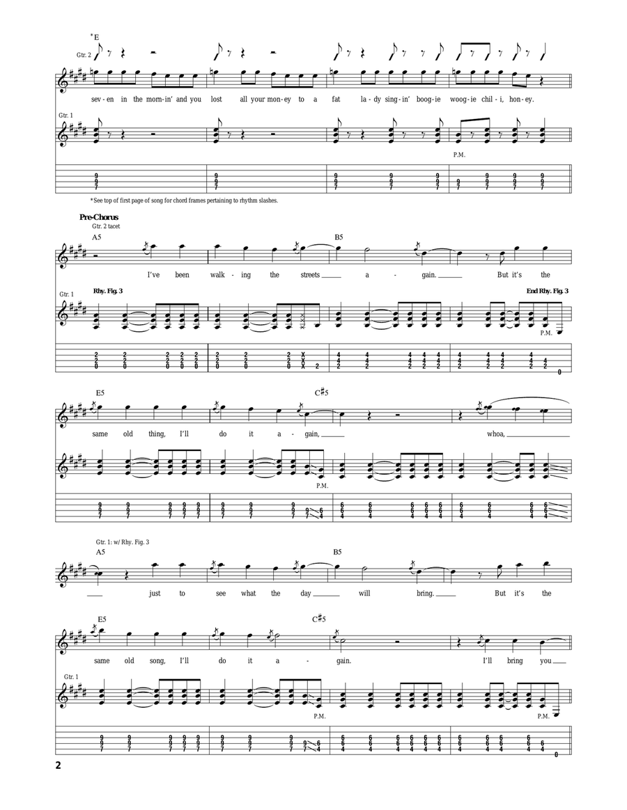 16 Dollars 16 Dollars Acoustic Guitar scores gallery preview page 2