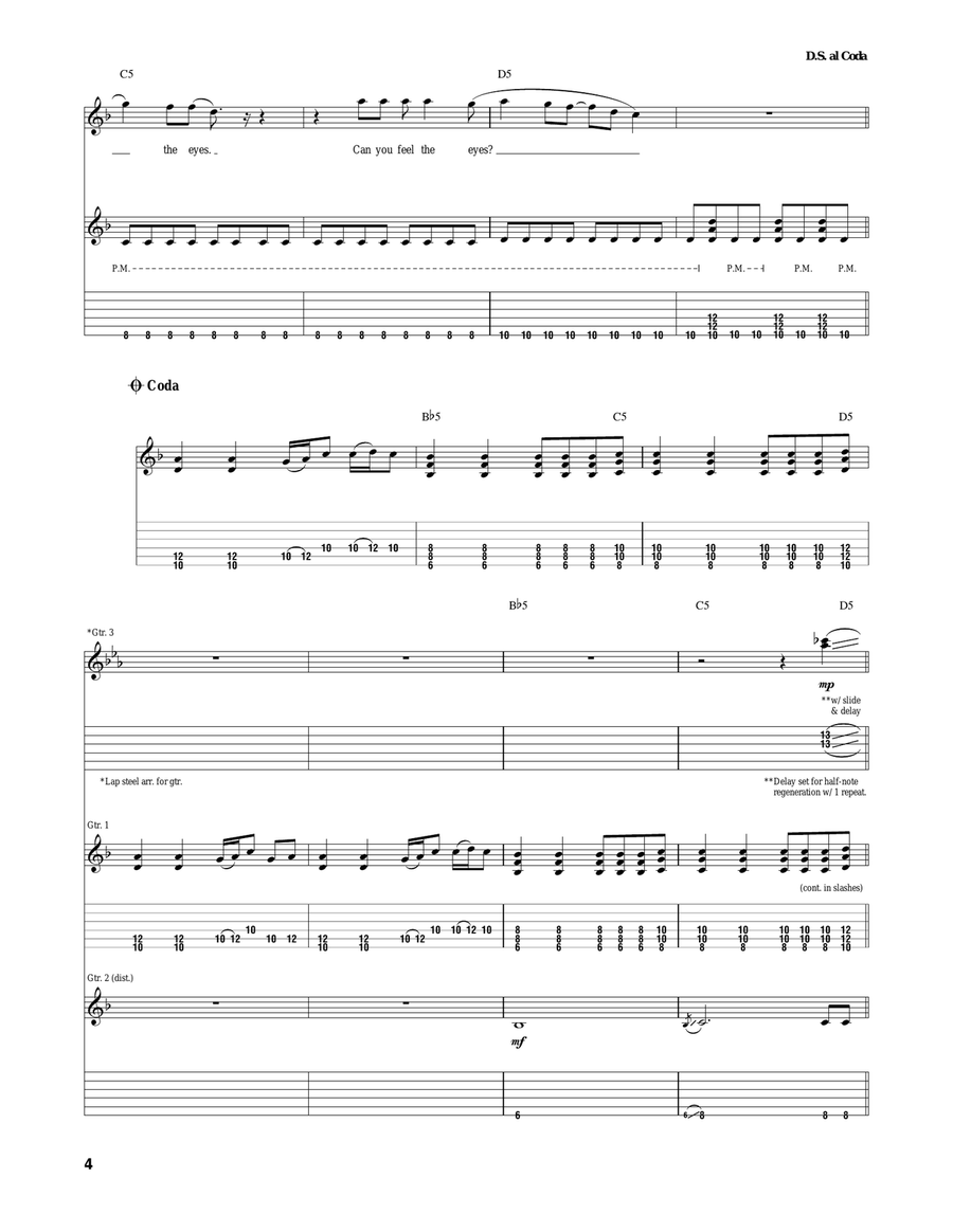 Guitar Gangsters & Cadillac Blood Acoustic Guitar scores gallery preview page 4