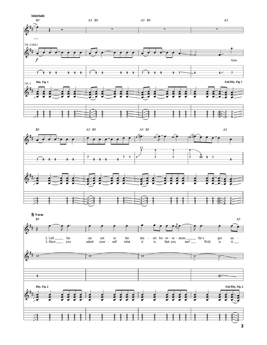 The Mirror And The Ripper Acoustic Guitar scores gallery preview page 3