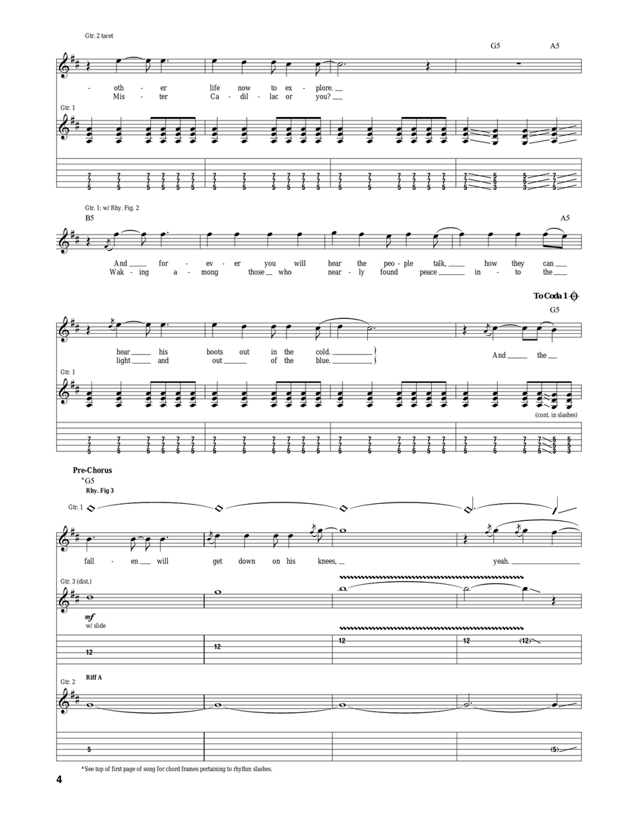 The Mirror And The Ripper Acoustic Guitar scores gallery preview page 4