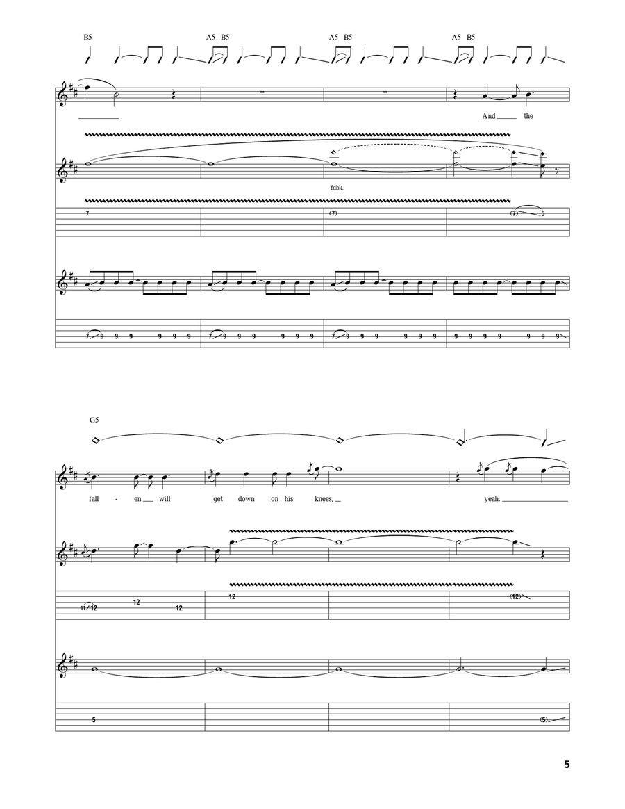 The Mirror And The Ripper Acoustic Guitar scores gallery preview page 5