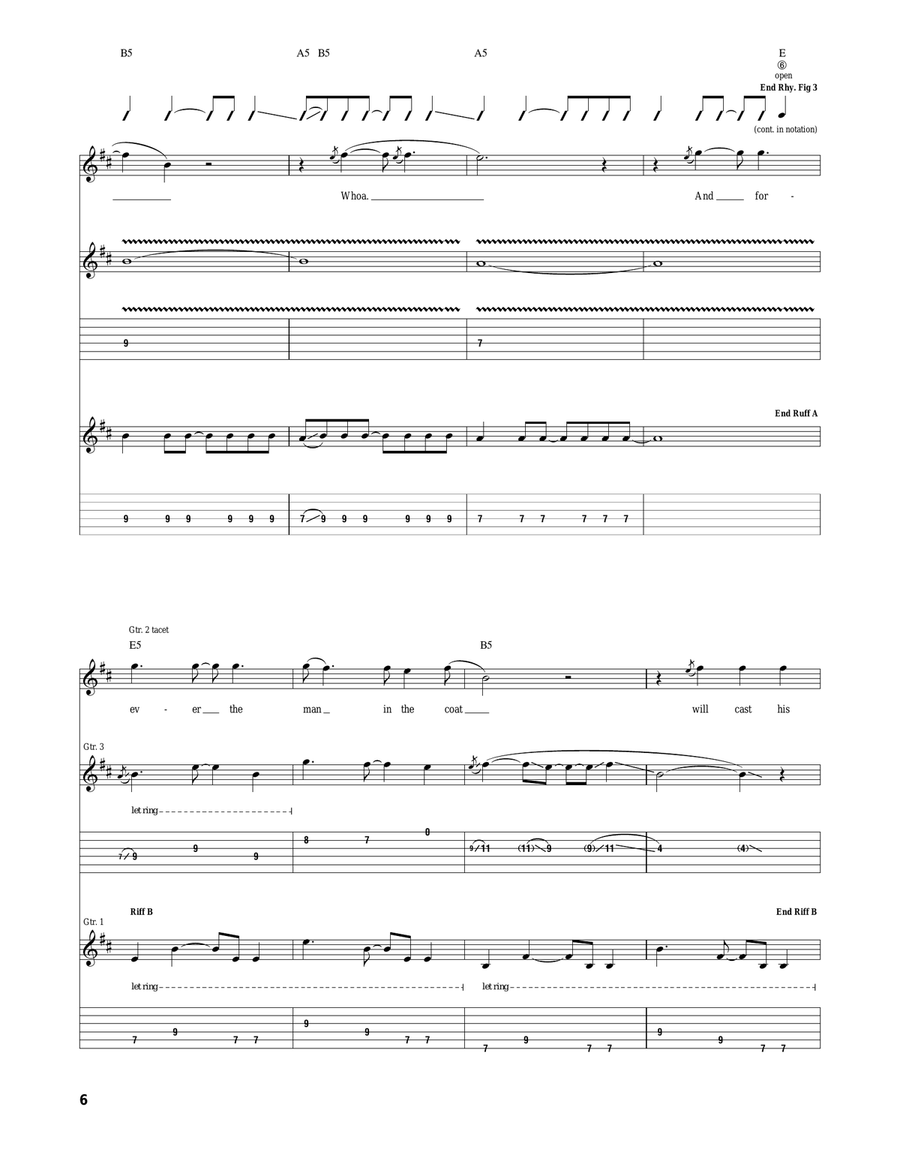 The Mirror And The Ripper Acoustic Guitar scores gallery preview page 6