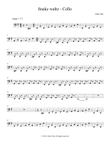 Snake waltz - Cello