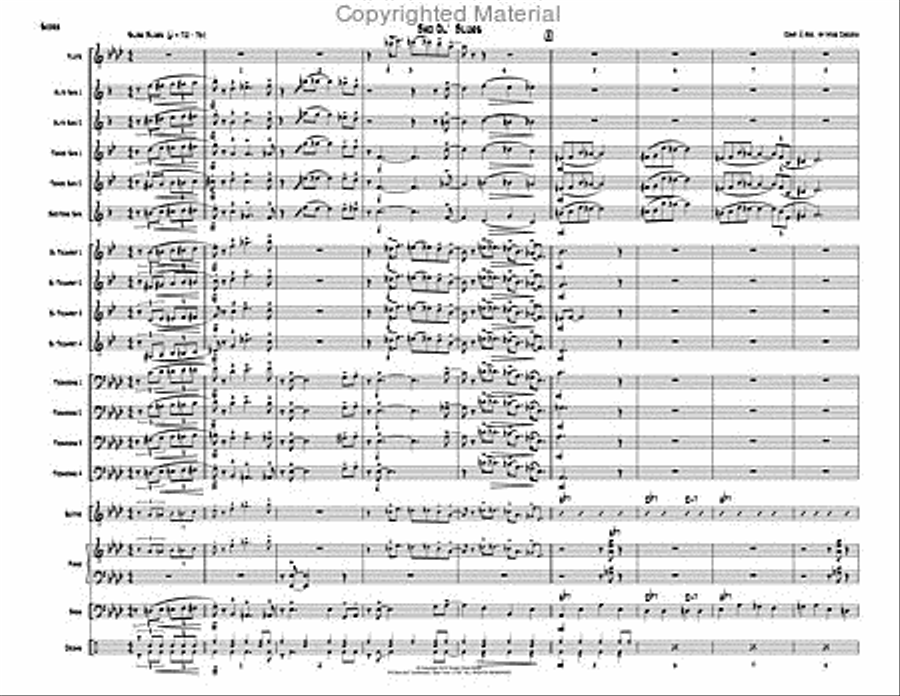 Bad Ol' Blues Bad Ol' Blues Jazz Ensemble scores gallery preview page 3