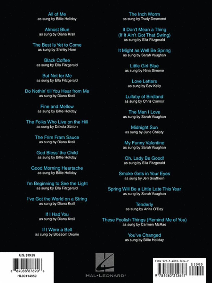 Jazz Divas Piano, Vocal scores gallery preview page 2