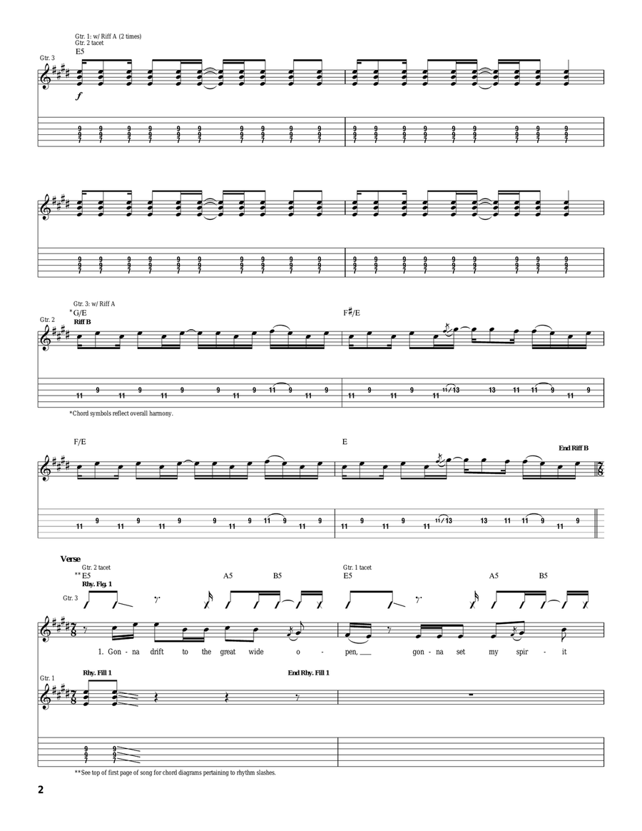 Uncaged Uncaged Acoustic Guitar scores gallery preview page 2