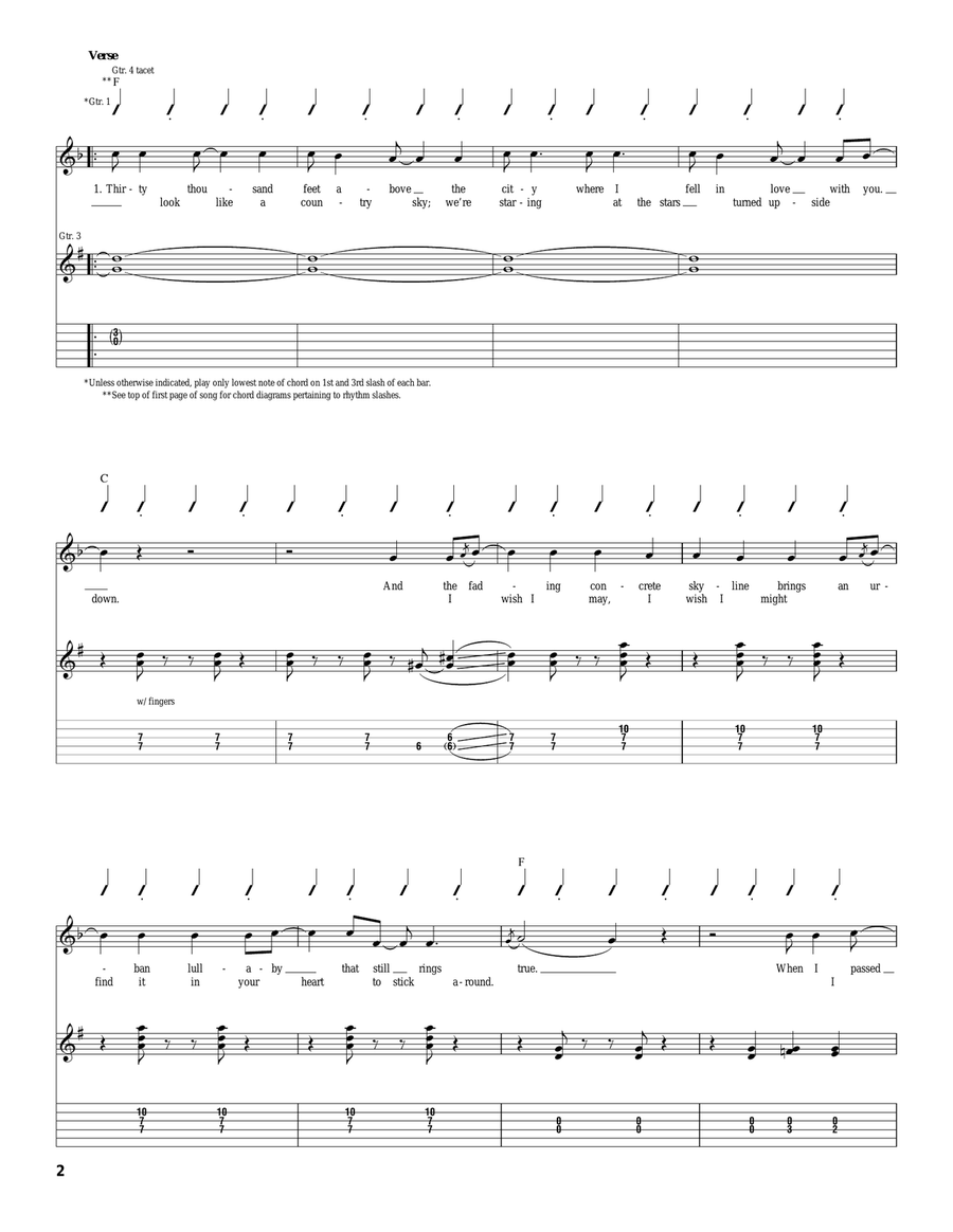 The Wind The Wind Acoustic Guitar scores gallery preview page 2