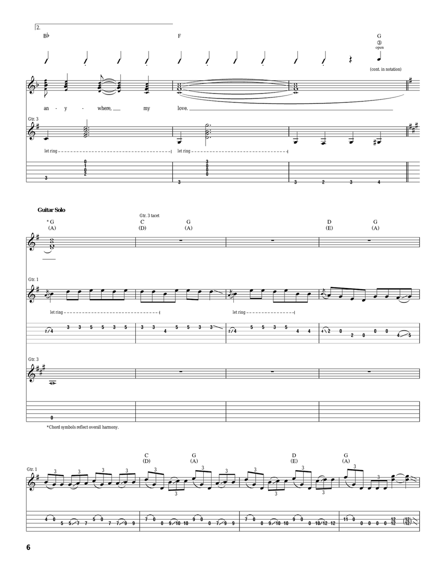 The Wind The Wind Acoustic Guitar scores gallery preview page 6