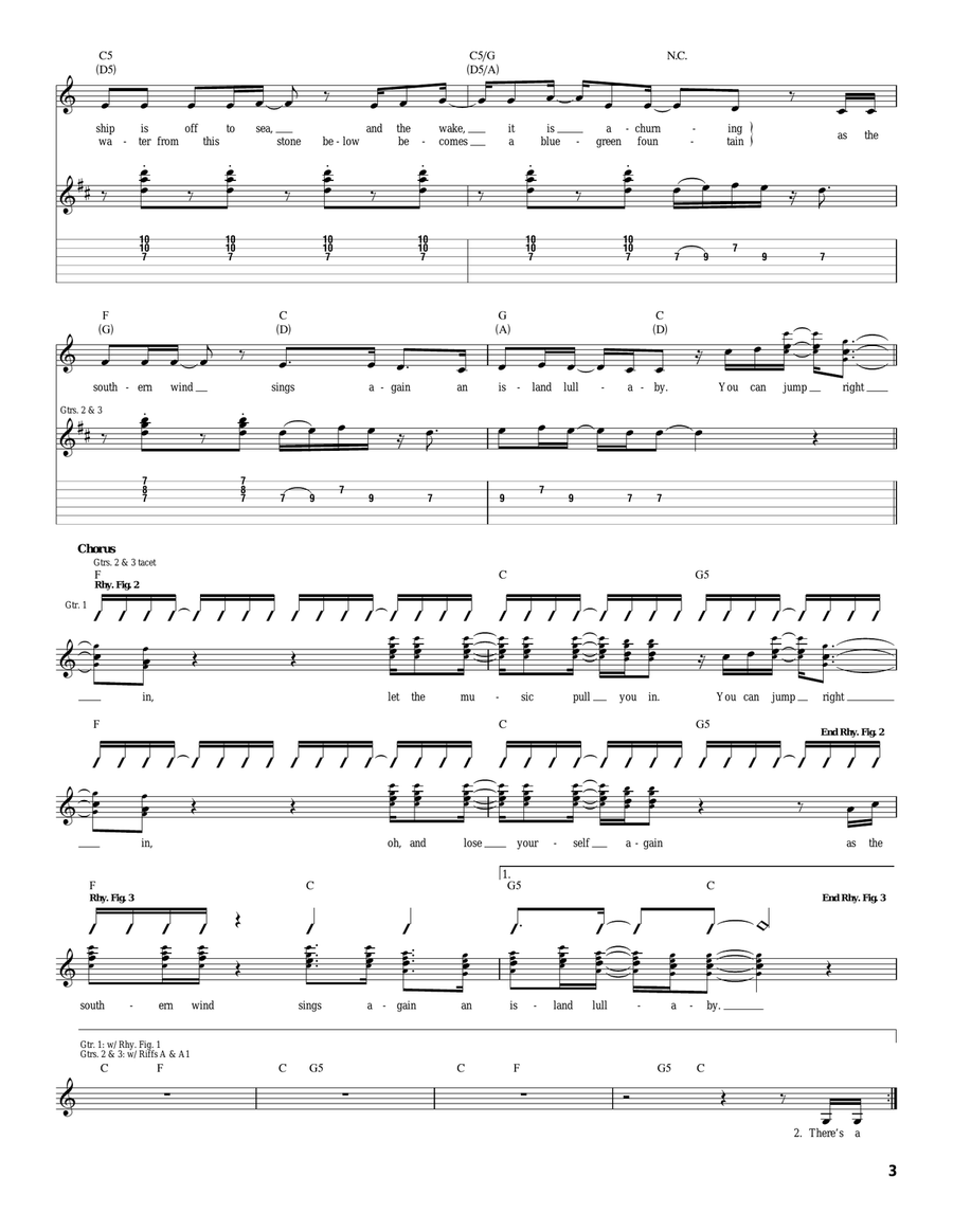 Jump Right In Jump Right In Acoustic Guitar scores gallery preview page 3