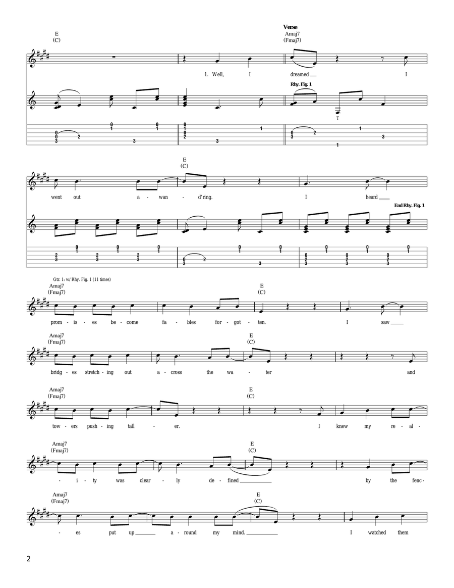 I Asked When I Asked When Acoustic Guitar scores gallery preview page 2