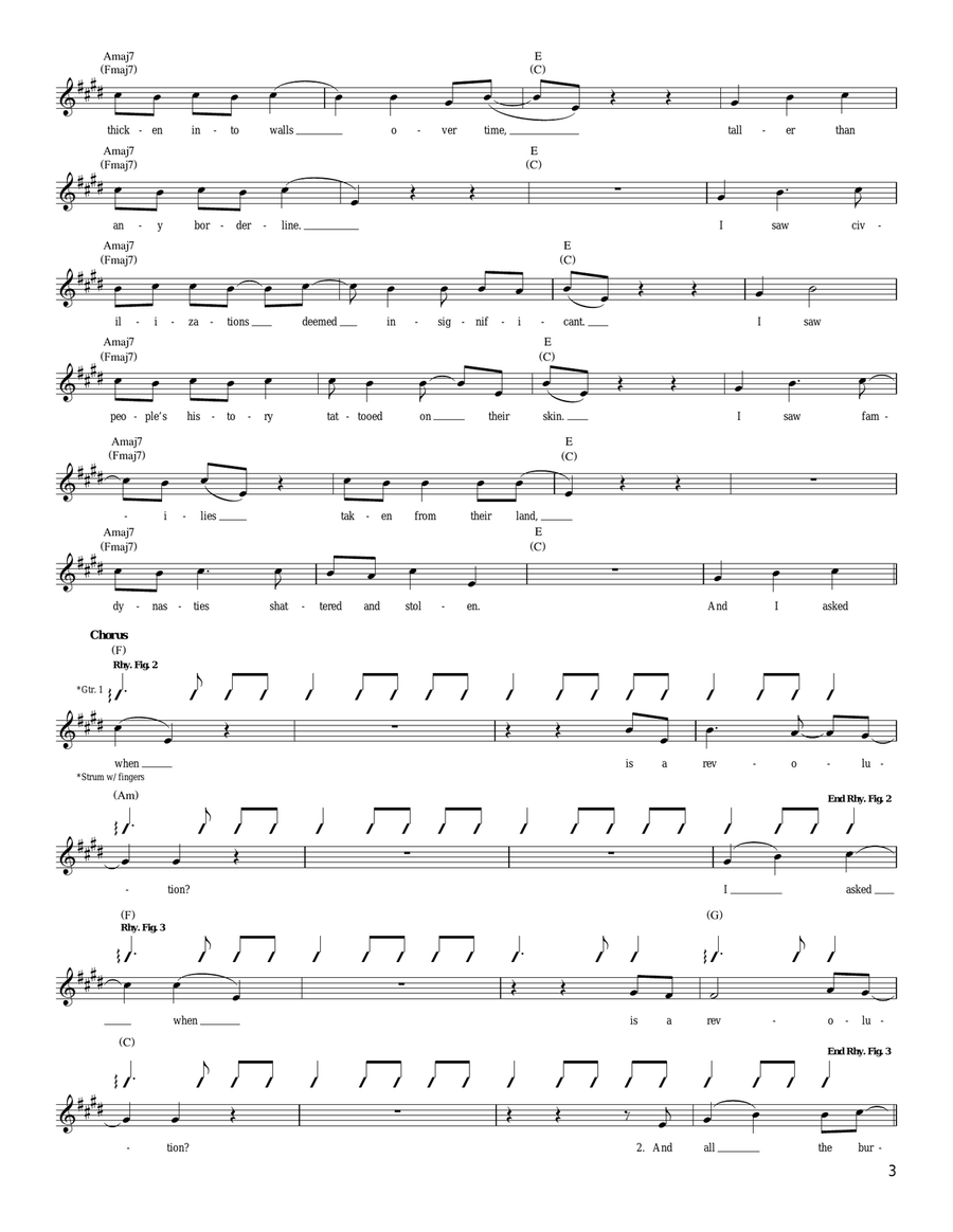 I Asked When I Asked When Acoustic Guitar scores gallery preview page 3