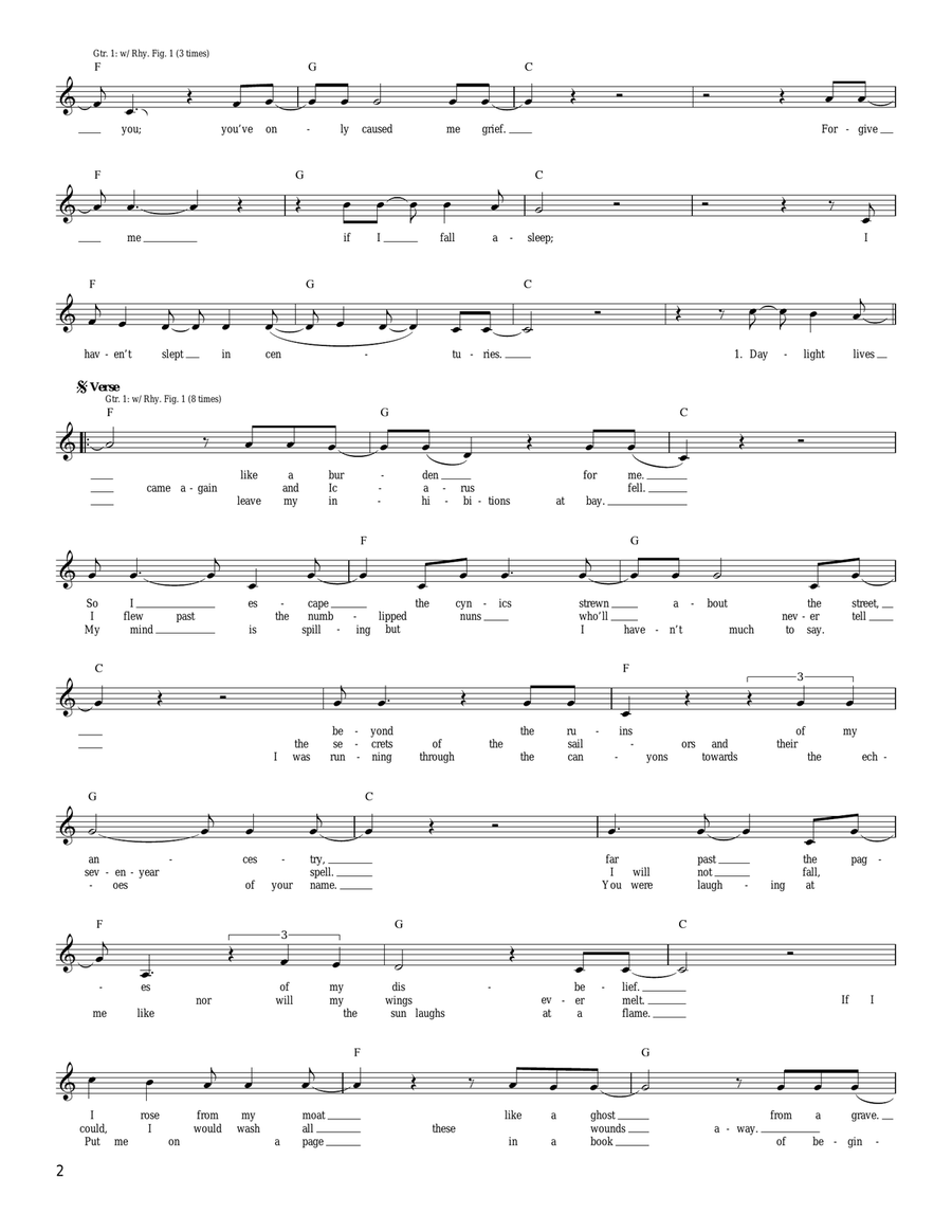 So Long Sweet Misery So Long Sweet Misery Acoustic Guitar scores gallery preview page 2