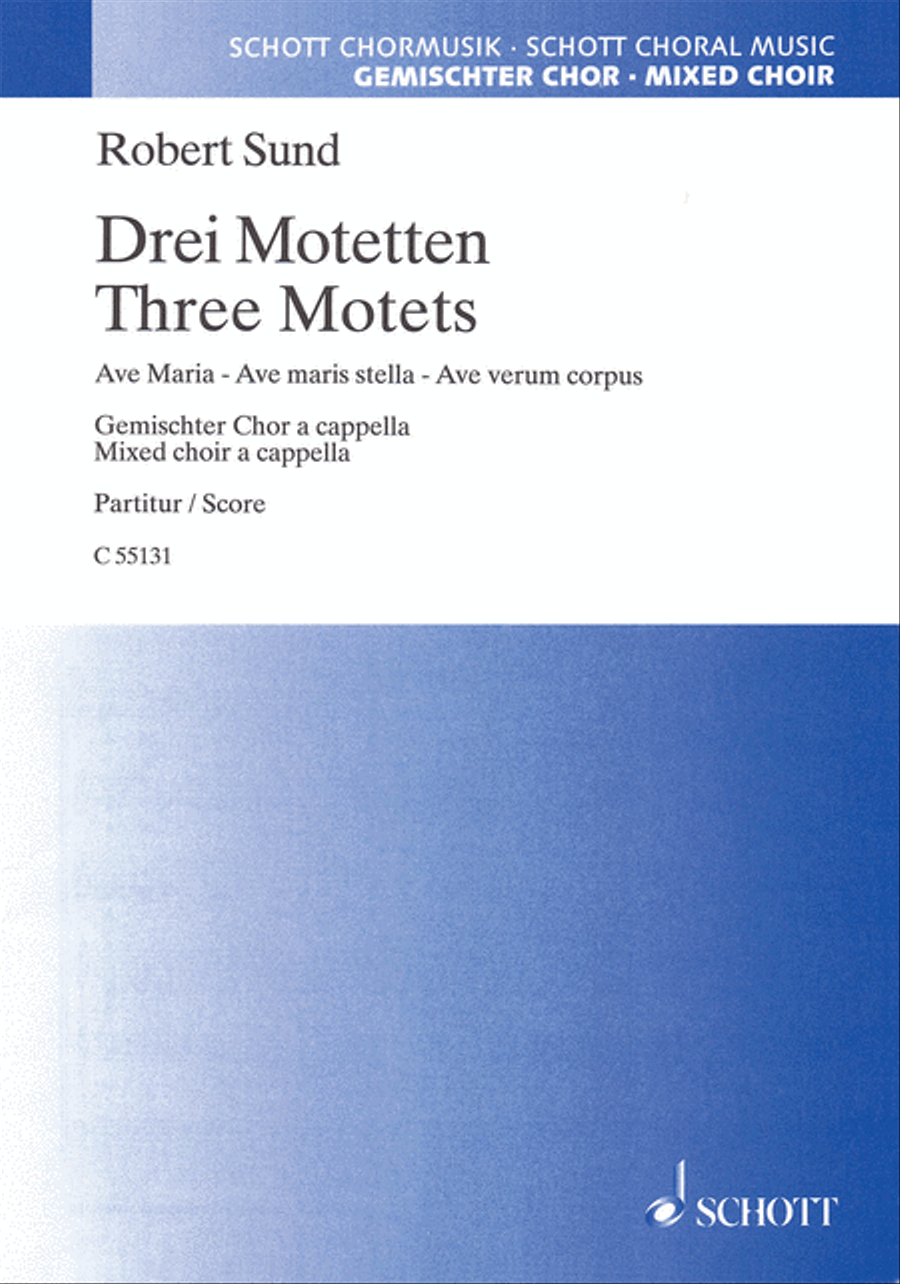 Three Motets Three Motets Divisi scores gallery preview page 1