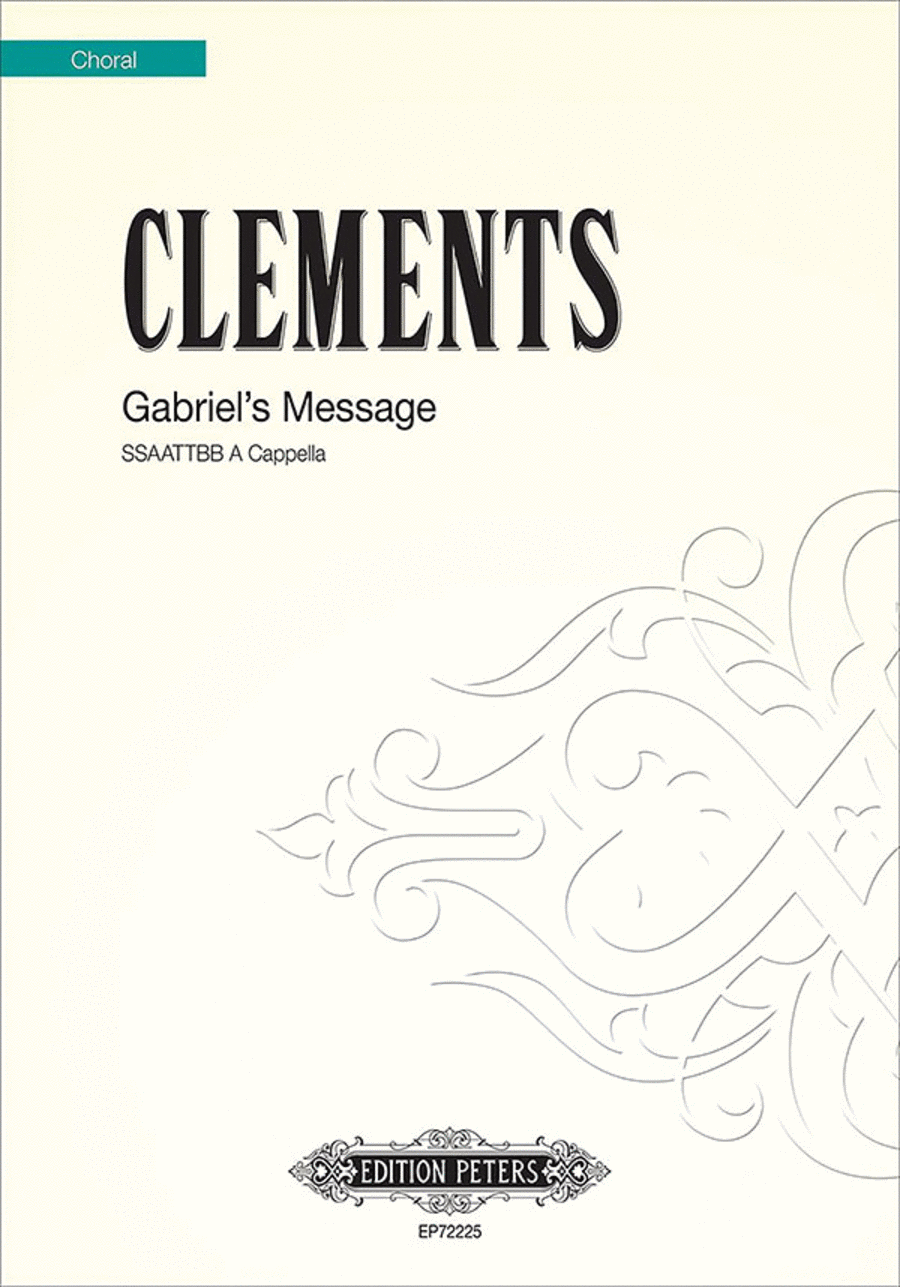 Gabriel's Message Gabriel's Message SSAATTBB scores gallery preview page 1