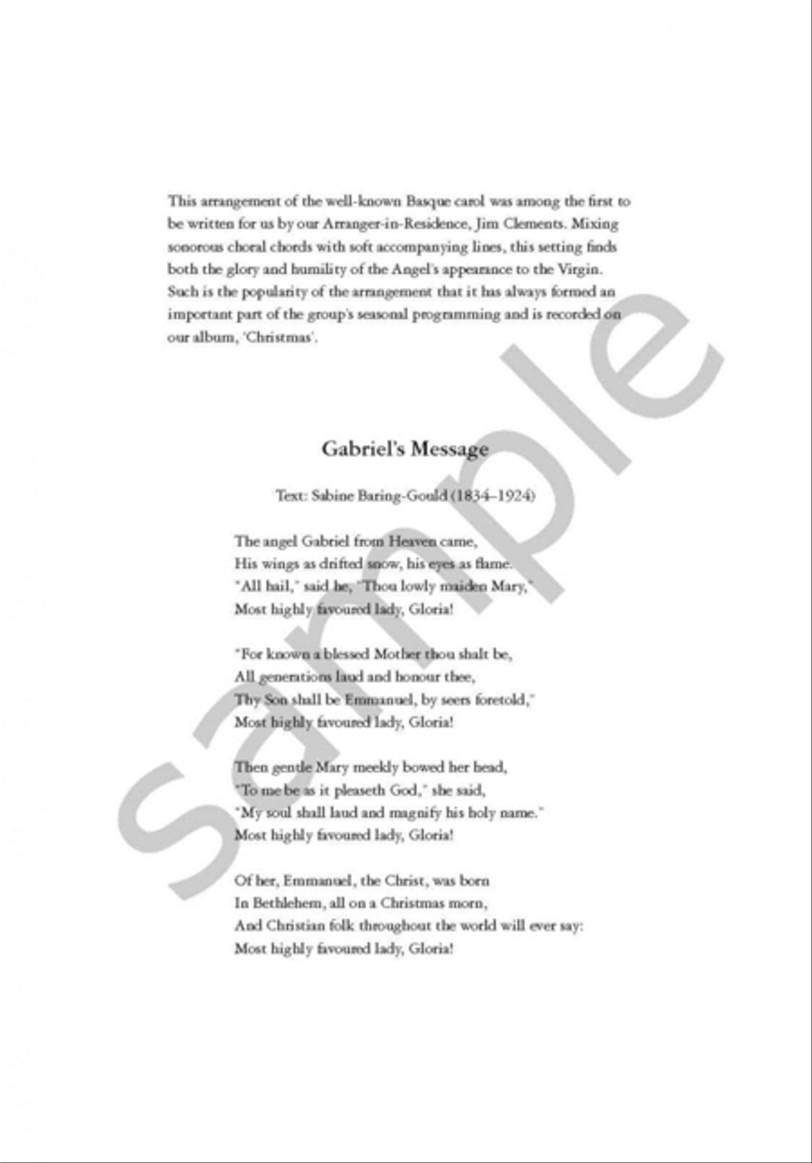 Gabriel's Message Gabriel's Message SSAATTBB scores gallery preview page 3