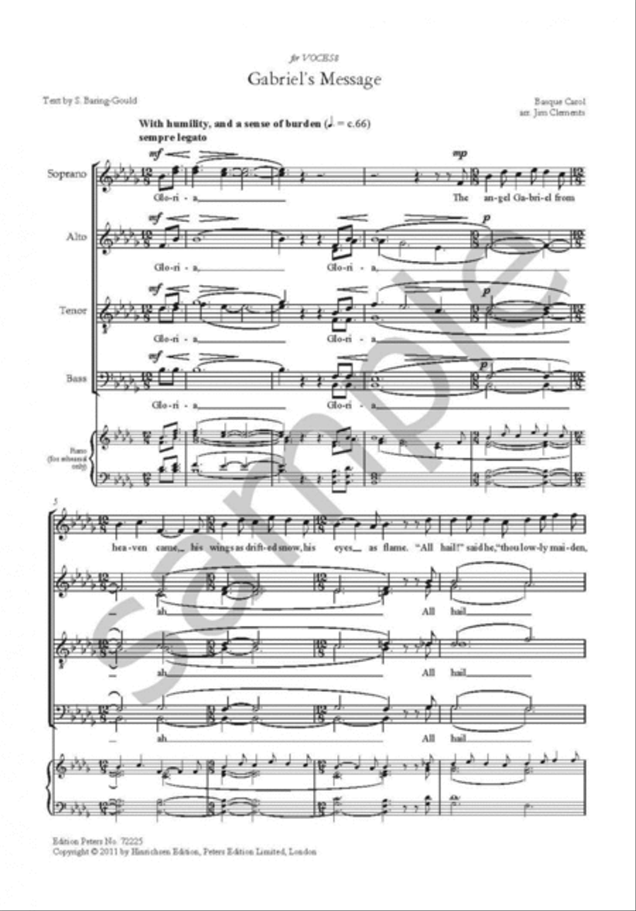 Gabriel's Message Gabriel's Message SSAATTBB scores gallery preview page 4