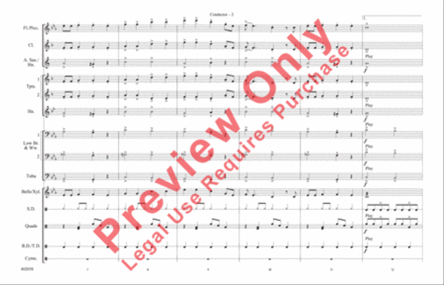 Hit the Road Jack Hit the Road Jack Marching Band scores gallery preview page 3