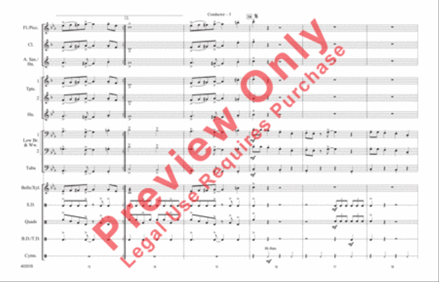Hit the Road Jack Hit the Road Jack Marching Band scores gallery preview page 4