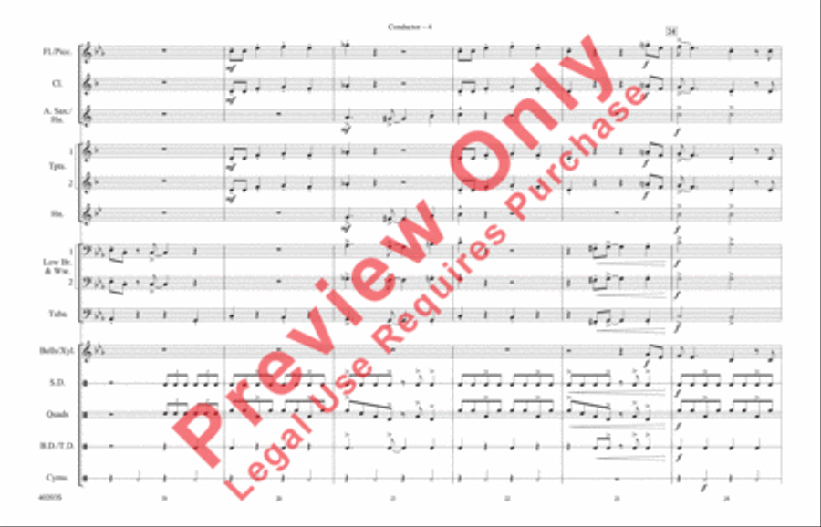 Hit the Road Jack Hit the Road Jack Marching Band scores gallery preview page 5