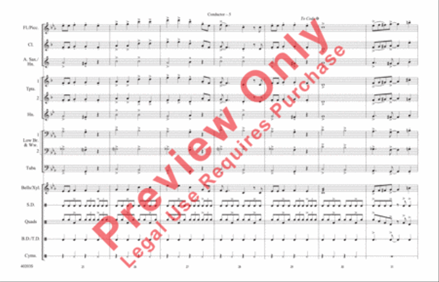 Hit the Road Jack Hit the Road Jack Marching Band scores gallery preview page 6