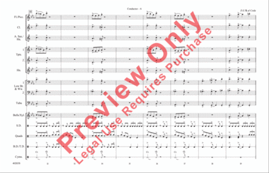 Hit the Road Jack Hit the Road Jack Marching Band scores gallery preview page 7