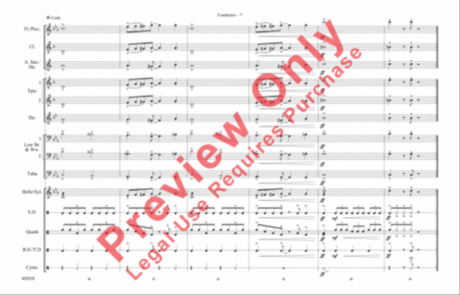 Hit the Road Jack Hit the Road Jack Marching Band scores gallery preview page 8