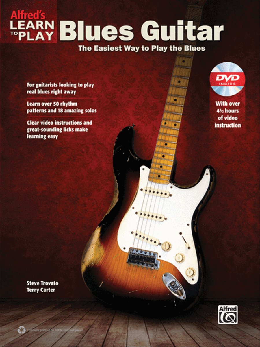 Alfred's Learn to Play Blues Guitar Electric Guitar scores gallery preview page 1