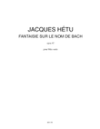 Fantaisie sur le nom de Bach
