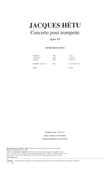 Concerto for trumpet op. 43 (score)