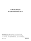 Hungarian Rhapsody no. 2 mini preview
