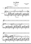Ave Maria for Soprano or Tenor and piano