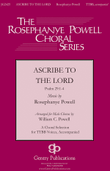 Ascribe to the Lord mini preview