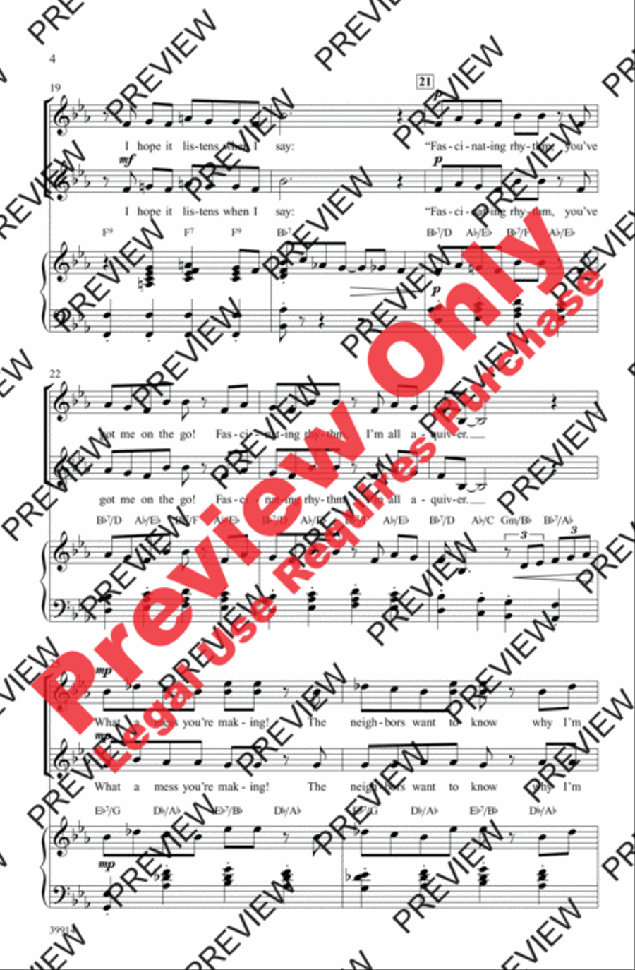 Fascinating Rhythm Fascinating Rhythm Women's Choir scores gallery preview page 4
