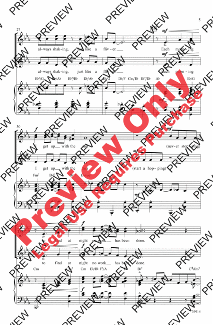 Fascinating Rhythm Fascinating Rhythm Women's Choir scores gallery preview page 5