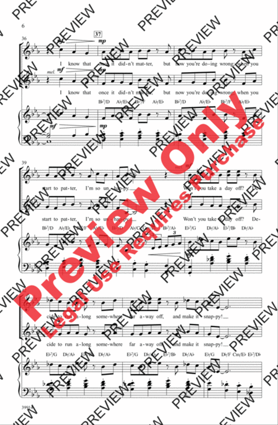 Fascinating Rhythm Fascinating Rhythm Women's Choir scores gallery preview page 6