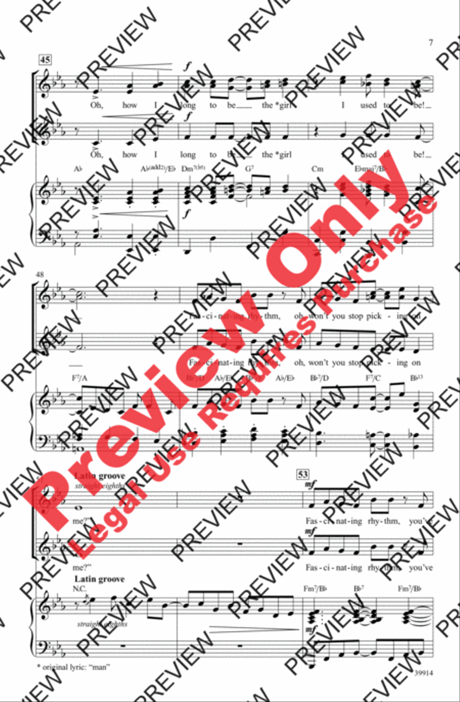 Fascinating Rhythm Fascinating Rhythm Women's Choir scores gallery preview page 7