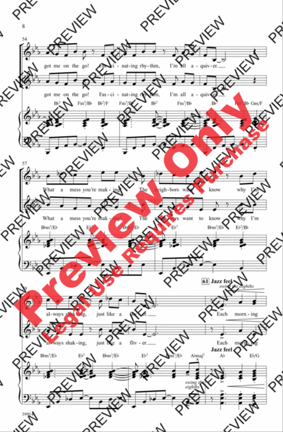 Fascinating Rhythm Fascinating Rhythm Women's Choir scores gallery preview page 8